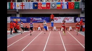 60m Final, Men, Balkan Indoor U20 Championships, Sofia 2018