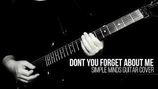 Don't You Forget About Me Simple Minds Guitar Cover