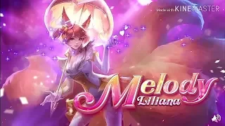 Lirik Mirai no Melody Liliana Skin Melody