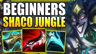 HOW TO PLAY SHACO JUNGLE FOR BEGINNERS IN-DEPTH GUIDE S13! - Best Build/Runes S+ - League of Legends