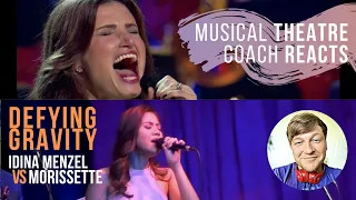 Musical Theatre Coach Reacts (MORISSETTE & IDINA MENZEL "Defying Gravity")