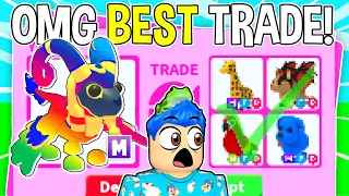I Traded My *MEGA CRIOSPHINX* For THIS In Adopt Me.. Roblox Adopt Me Trading Proofs In *RICH SERVER*