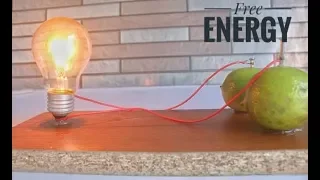 100% Free Energy,Free Energy Light Bulbs 220v Using Lemon -Light Bulbs Lemon Experiment