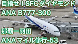 【目指せダイヤ】ANA 全日空 B777-300 那覇ー羽田 搭乗レポ（ANAマイル修行 Part53）ANA B777-300 Okinawa-Tokyo Flight Report [4K]