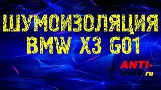 Штатная шумоизоляция BMW X3 G01. Будем исправлять!