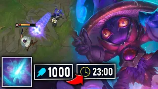 WHEN VEIGAR HITS 1000 AP AT 23 MINUTES! (EVERYBODY GETS ONE SHOT) - League of Legends