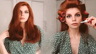 Maquillaje y Peinado de los 60s / Vogue, Lana Del Rey, Nancy Sinatra, Twiggy Inspired