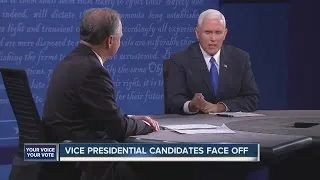 Pence vs. Kaine: Vice presidential candidates square off in debate