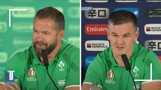 Andy Farrell & Johnny Sexton REACT to Ireland VICTORY against Tonga in the RWC