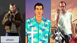 GTA Protagonists Religion Including GTA 6