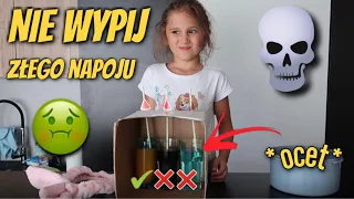 NIE WYPIJ ZŁEGO NAPOJU *challenge* 🤢😱