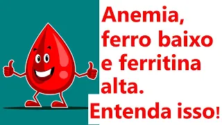 🩸 ANEMIA, FERRO BAIXO E FERRITINA ALTA. ENTENDA ISSO! - Parte 1.