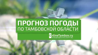 Прогноз погоды в Тамбове и Тамбовской области на 20 апреля 2024 года