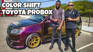 Color Shift Toyota Probox Creating a Buzz in the Streets!