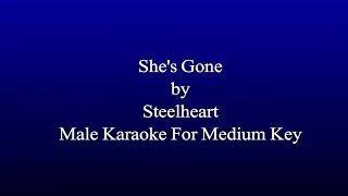 Karaoke Steelheart - She's Gone (For Medium Key Karaoke)