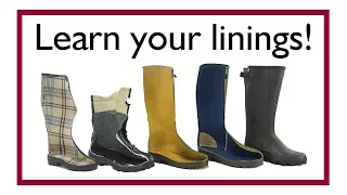 Learn your linings - Footwear linings explained