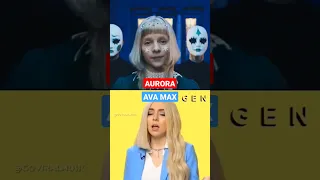 AURORA vs AVA MAX - No Autotune PT.2 #shorts