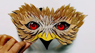 EAGLE MASQUERADE MASK/BIRD MASK/Eagle Masquerade Mask Craft Idea/Foam sheet Masquerade Mask DIY/CMR