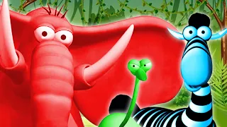 Gazoon | Colorful Animals In The Jungle | Jungle Book Stories | Funny Animal Cartoons For Kids