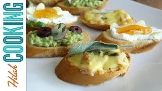 How to Make Crostini - 3 ways! |  Hilah Cooking