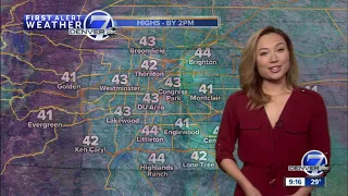 Mostly sunny skies, with warmer weather on the way