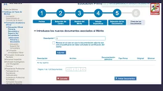 Registro de la formación académica en la VEC del SAS