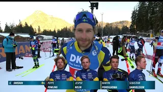 Ruhpolding Men's Relay | 2021-22 Biathlon World Cup