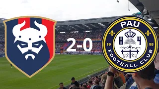 RÉSUMÉ SMCAEN🔴🔵 - PAU FC🔵🟡(Ligue 2 2023-24 J-2) Vu du stade, tous les buts