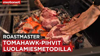 Herkullinen tomahawk-pihvi hiiligrillillä | Roastmaster-grillausvinkit