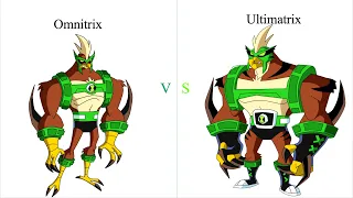 Omnitrix vs Ultimatrix side by side comparison Part 5