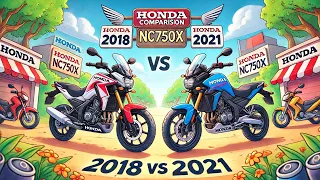 Сравнительный обзор honda nc750x 2021 с honda nc750x 2016-2020г.