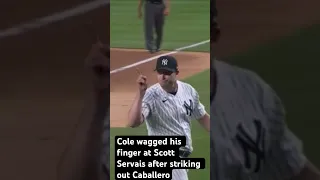 Gerrit Cole TAUNTS the Mariners after strikeout #highlight #mariners #yankees #baseball
