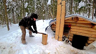 КОПАЮ ВХОД В ЗЕМЛЯНКУ |  СДЕЛАЛ ДРОВНИК |  ДОМ ПОД ЗЕМЛЕЙ В ЗИМНЕМ ЛЕСУ  | мотобукс SHARMAX S500