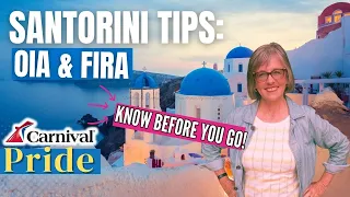 SANTORINI TIPS: Navigate Oia & Fira Crowds | Carnival Pride