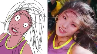 DRAWING MEME MUSIC VIDEO | ITZY - Wannabe #12 |