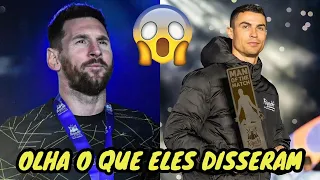 OLHA O QUE CRISTIANO RONALDO E MESSI FALARAM APÓS AMISTOSO DE ONTEM 😯