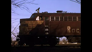 1971 Rock Island F7 BRI Freight Train on MKT Mainline, Lancaster, Texas