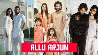 ALLU ARJUN Family members with Wife, Son, Daughter, Mother, Father, Brother. #alluarjun
