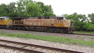 Union Pacific [Empty] Grain Extra Near Peoria, IL - July 7, 2023