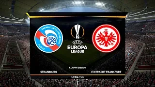 Strasbourg vs Eintracht Frankfurt | UEFA Europa League Play-off Round | PES 2019