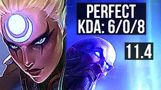 DIANA vs RYZE (MID) | 6/0/8, Rank 5 Diana, Dominating | BR Challenger | v11.4