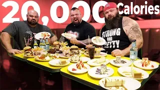 20,000 CALORIE STRONGMEN CHEAT MEAL WITH EDDIE HALL & ROBERT OBERST