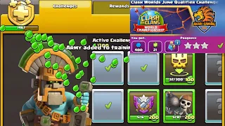 CÁCH LÀM NHANH THỬ THÁCH MÙA GIẢI VÀ  3 SAO THỬ THÁCH VÒNG LOẠI Tháng 6 Clash of clans |Akari Gaming