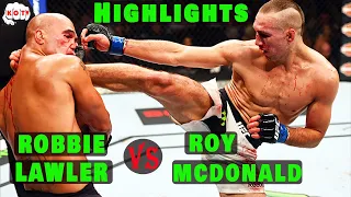 Robbie Lawler Vs Rory Macdonald UFC 189 | Highlights