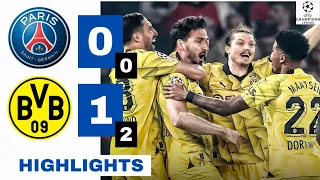 PSG vs Dortmund HIGHLIGHTS & ALL GOALS (0-1): Hummels GOAL.