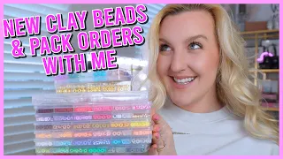 I FINALLY BOUGHT CLAY BEADS! PACK ETSY ORDERS WITH ME & HOW TO MAKE BRACELETS || KellyPrepsterStudio