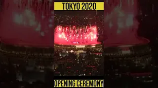 Tokyo 2020 Olympics Amazing Fireworks Marks Opening Ceremony