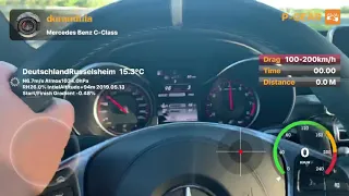 C63s AMG 100-200kmh pGear (Racechip)