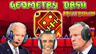 US Presidents Play Geometry Dash Meltdown