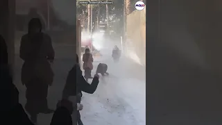 Taliban Used Water Cannon On Women Protesting Against University Ban